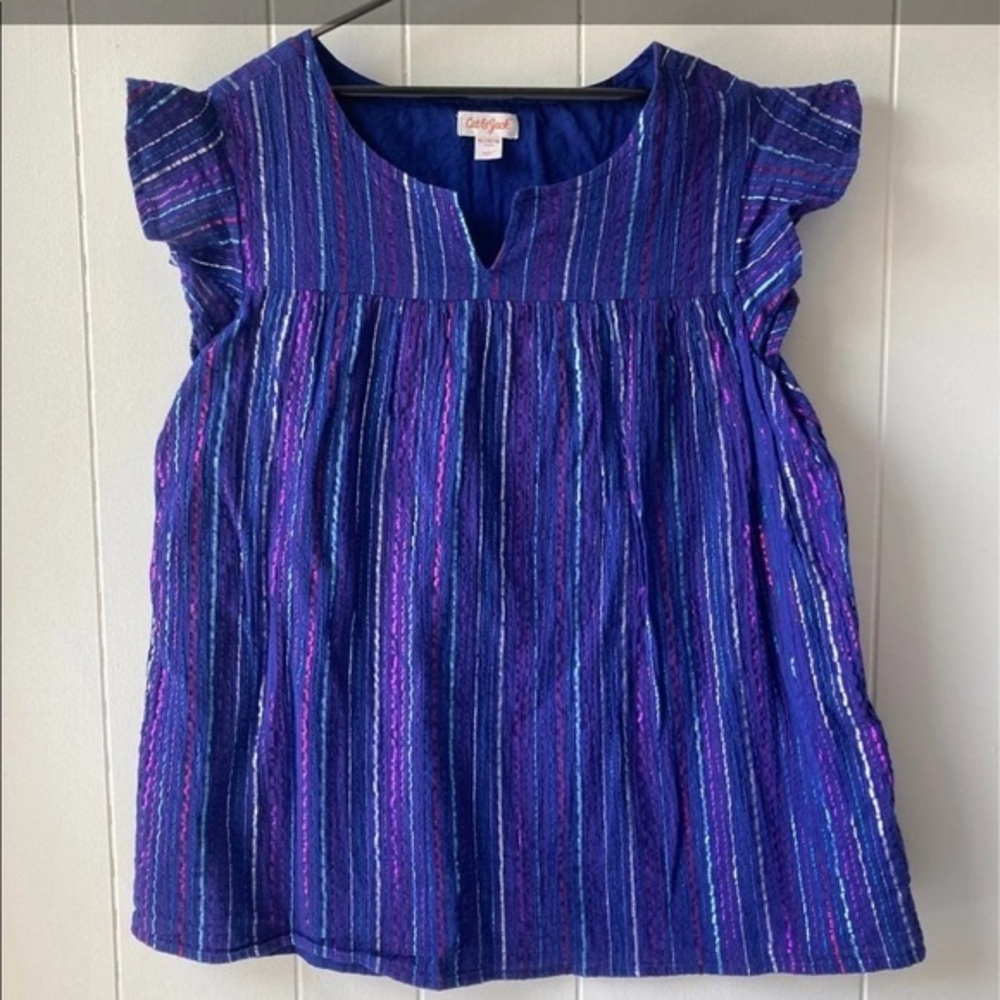 Cat & Jack Girls Blue dress XL